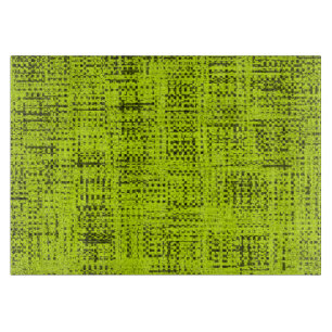 Chartreuse Tweed Cutting Board