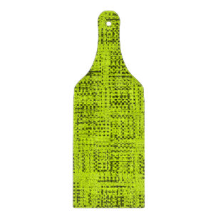 Chartreuse Tweed Cutting Board