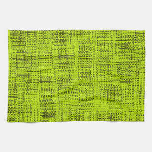 Chartreuse Tweed Tea Towel
