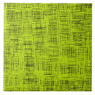 Chartreuse Tweed Tile