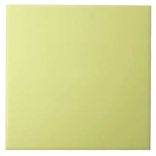 Chartreuse-Yellow solid color Tile