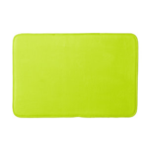 Chartreuse Yellow (solid colour)  Bath Mat