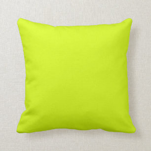 Chartreuse Yellow (solid colour) Cushion