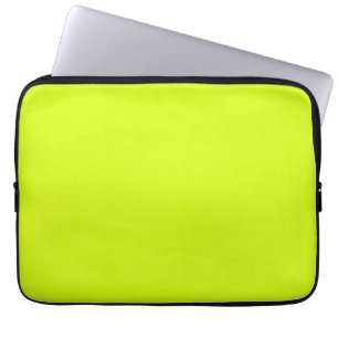 Chartreuse Yellow solid colour Laptop Sleeve
