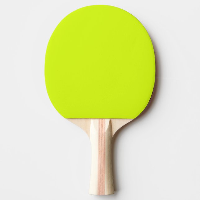  Chartreuse Yellow (solid colour)  Ping Pong Paddle (Front)