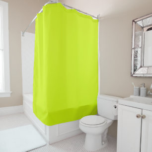 Chartreuse Yellow (solid colour)  Shower Curtain