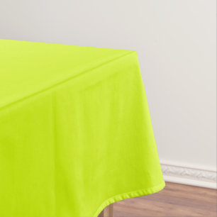 Chartreuse Yellow solid colour Tablecloth