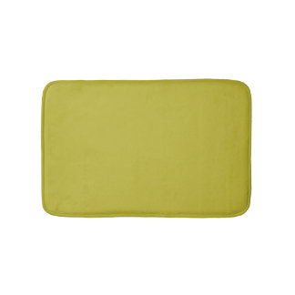 CHARTREUSE Yellowish Green Solid Colour Bath Mat