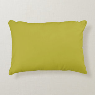 CHARTREUSE Yellowish Green Solid Colour Minimalist Decorative Cushion