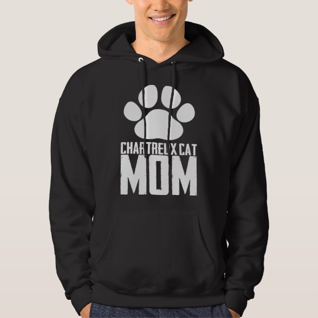 Chartreux cat  Chartreux  Chartreux kitten Hoodie (Front)