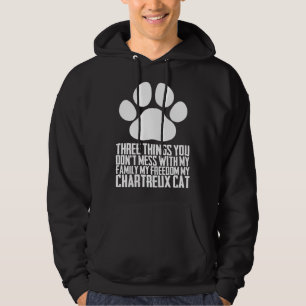 Chartreux mommy  Chartreux kitten  Chartreuxs Hoodie
