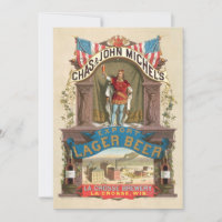 Chas. & John Michel’s Export Lager Beer