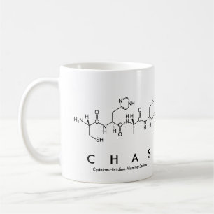 Chas peptide name mug