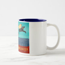 chase away k9 cancer-Mug-Stephen Huneck