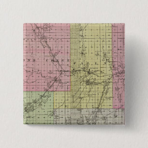 Chase County, Kansas 15 Cm Square Badge