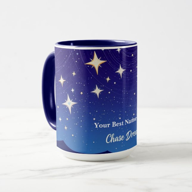 Chase Dreams Star Mug (Front Left)