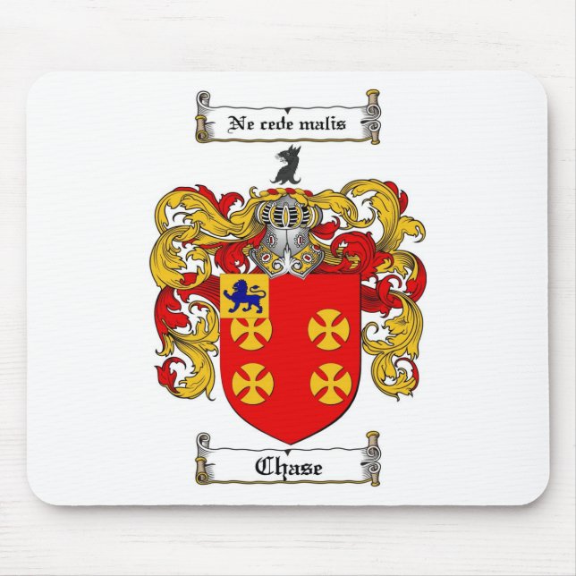 CHASE FAMILY CREST -  CHASE COAT OF ARMS MOUSE MAT (Front)