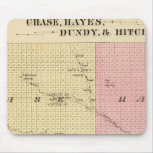 Chase, Hayes, Dundy, and Hitchcock, Nebraska Mouse Mat