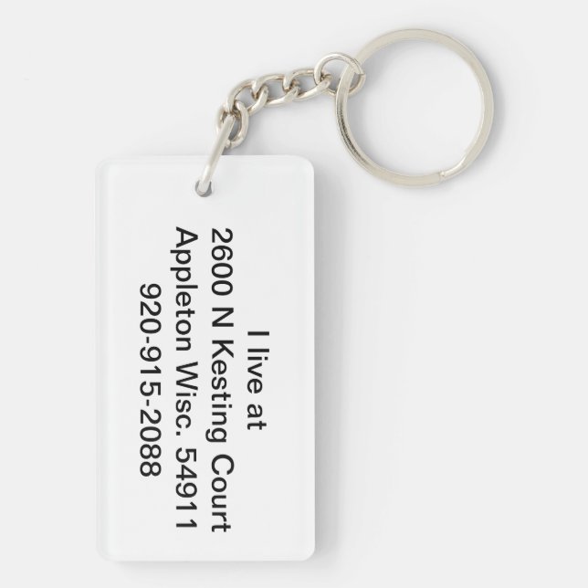 Chase Key Ring (Back)