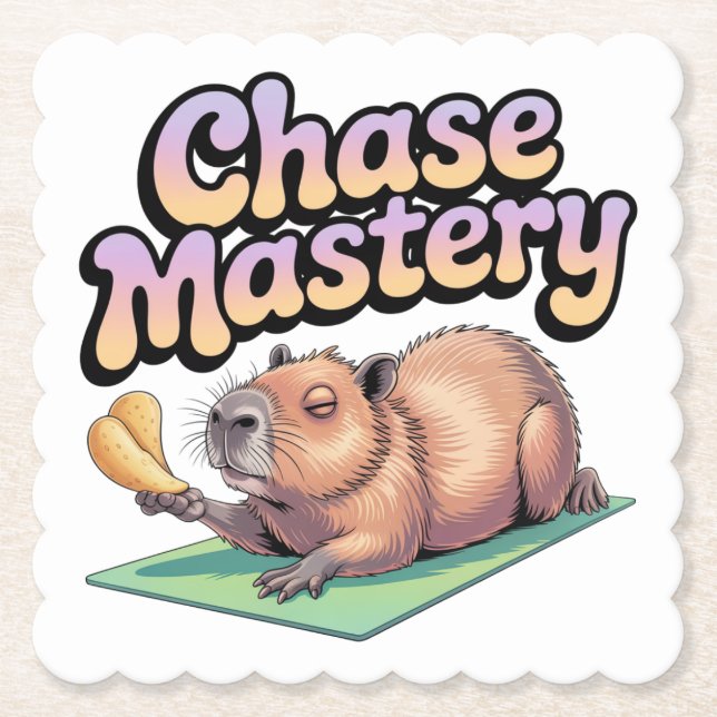 Chase Mastery Paper Coaster (Front)