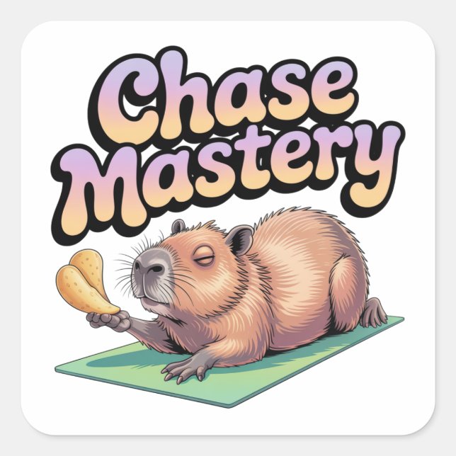 Chase Mastery Square Sticker (Front)