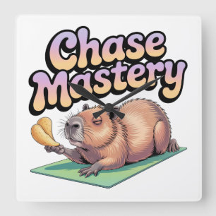 Chase Mastery Square Wall Clock