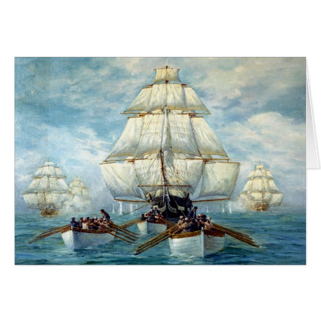 Chase of the Constitution, July 1812 (Front Horizontal)