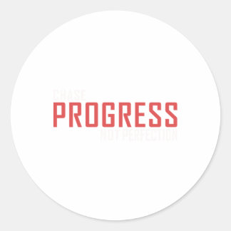 Chase Progress Not Perfection Sticker 