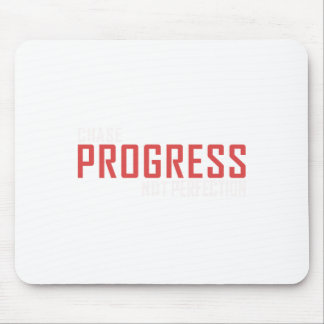 Chase Progress Not Perfection Sticker  Mouse Mat