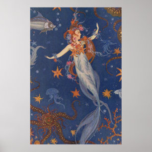 Chase Rainbows Swim with Mermaids, Ride Unicorns Poster
