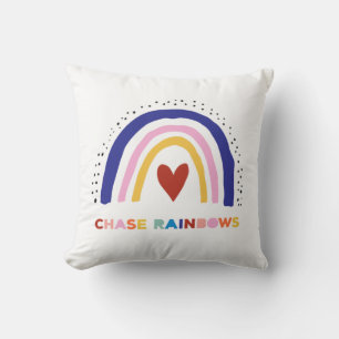 Chase Rainbows Throw Pillow