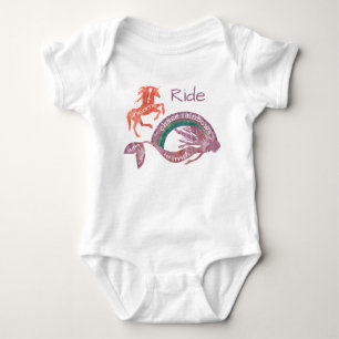 Chase Raindows Swim with Mermaids, Ride Unicorns Baby Bodysuit
