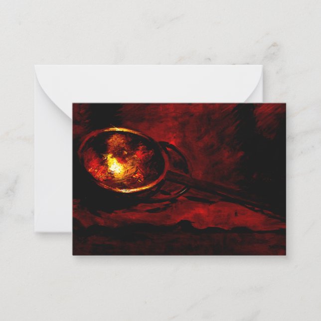 Chase - Still Life with Ladle, fine art painting Card (Front)