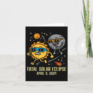Chase Sun Total Solar Eclipse 2024 April Women Men Card