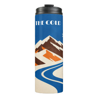 Chase the Cold Retro Alpine Thermal Travel Tumbler