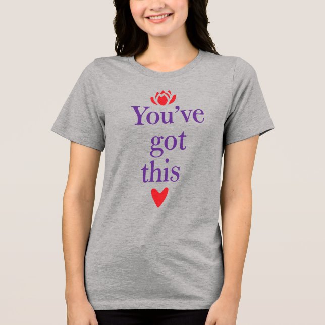Chase the Goal Tri-Blend Shirt (Front)