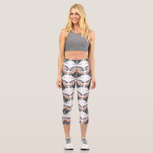 Chase The Horizon Trail Running Club Vintage Tee Capri Leggings