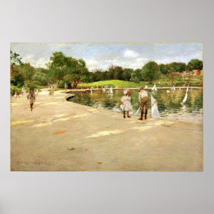 Chase - The Lake For Miniature Yachts 1888 Poster