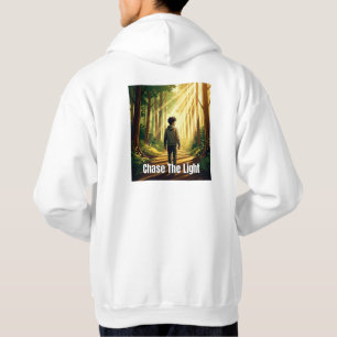 Chase The Light Inspiring Graphic Nature Art Hoodie