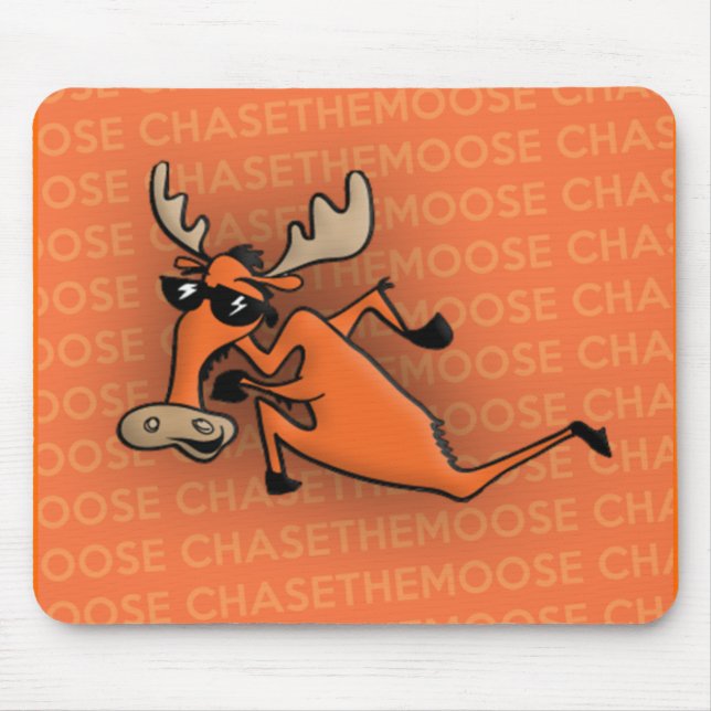 Chase the Moose, Moose Pad Mouse Mat (Front)