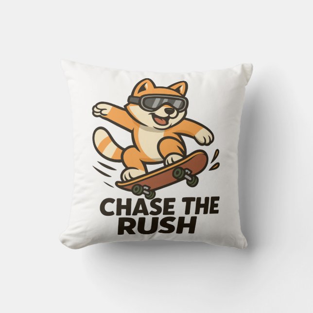 Chase The Rush Cushion (Front)