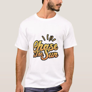Chase The Sun – Retro Minimal Summer Adventure Tee