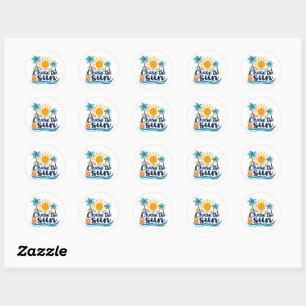 Chase the Sun Summer Sticker