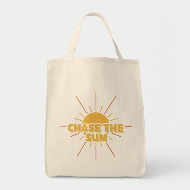 Chase The Sun Tote Bag (Front)