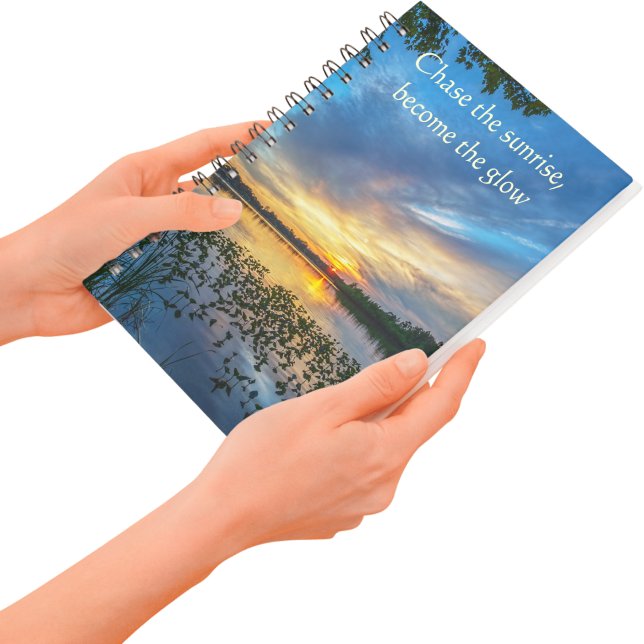 Chase The Sunrise Lake  Notebook (Creator Uploaded)