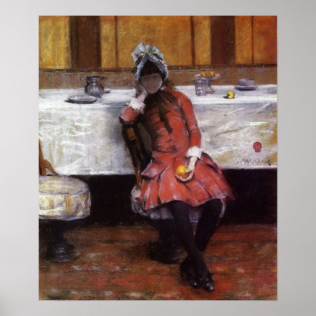 Chase - Young Girl On Ocean Steamer 1883 Poster (Front)