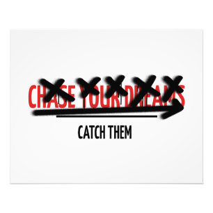 Chase Your Dreams Catch Them Motivational Quote Photo Print