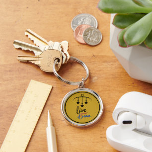 "Chase Your Dreams Keychain" Key Ring