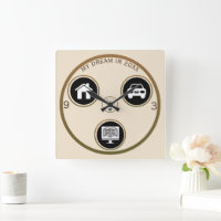 Chase Your Dreams Personal Wall Clock