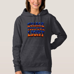Chase Your Light: Puffy Streetwear Edition Hoodie